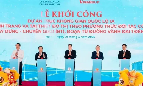 Hà Nội khởi công mở rộng quốc lộ 1A đoạn Vành đai 1 - Cầu Giẽ lên 16 làn xe