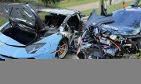 Sẽ ra sao khi 2 chiếc siêu xe Lamborghini đâm nhau?