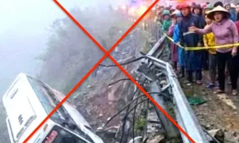 Thông tin 'lật xe khách làm 18 người chết trên đèo Phượng Hoàng' là bịa đặt