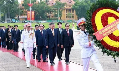 Lãnh đạo Đảng, Nhà nước vào Lăng viếng Chủ tịch Hồ Chí Minh