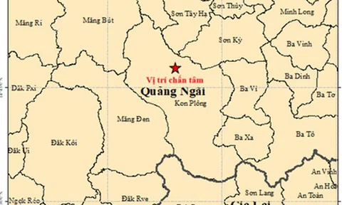 Động đất tiếp tục rung chuyển ở "điểm nóng" Kon Plông, Quảng Ngãi