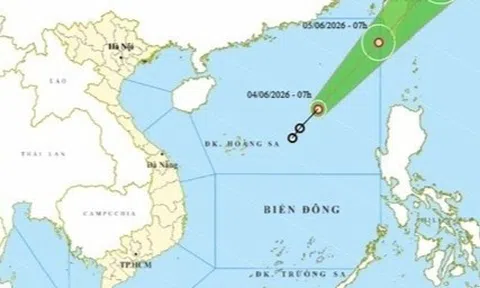 Tin mới nhất về áp thấp nhiệt đới đầu tiên năm 2026 xuất hiện trên biển Đông