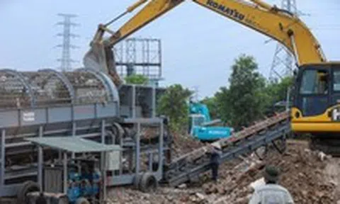 Hà Nội đẩy mạnh xử lý rác thải xây dựng