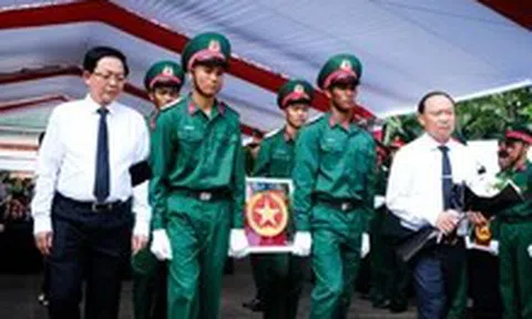 Gia Lai truy điệu và an táng 18 hài cốt liệt sĩ quân tình nguyện Việt Nam