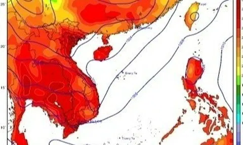 Nắng nóng tiếp tục bao trùm Bắc Bộ và Trung Bộ