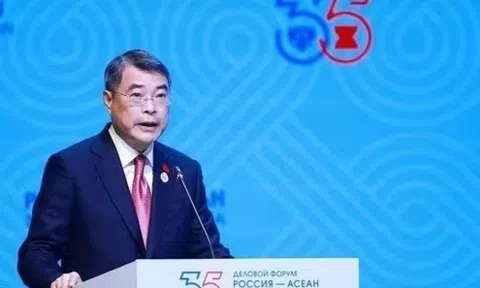 Thủ tướng Lê Minh Hưng phát biểu tại Diễn đàn Kinh doanh ASEAN - Nga