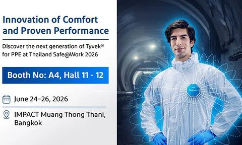 DuPont sẽ ra mắt cải tiến mới trong dòng Tyvek® tại Safe@Work 2026 ở Thái Lan