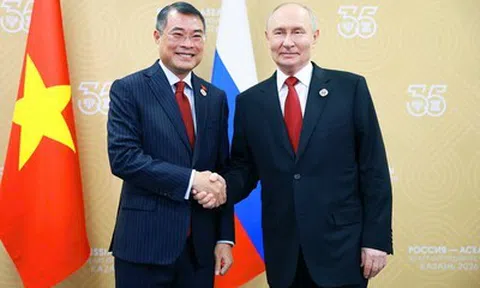 Thủ tướng Chính phủ Lê Minh Hưng hội kiến Tổng thống Nga Vladimir Putin