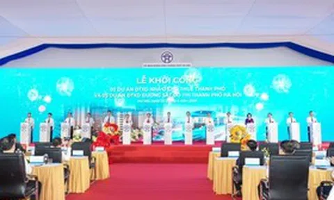 Hà Nội khởi công 5 tuyến đường sắt, 3 dự án nhà ở cho thuê trị giá 1,3 triệu tỷ đồng