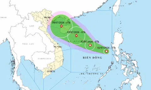 Đêm nay đến sáng mai, Biển Đông đón bão số 1, hướng vào vịnh Bắc Bộ