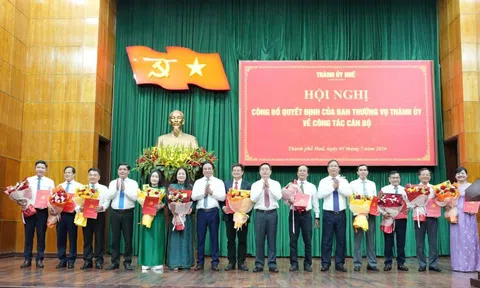 Huế điều động, bổ nhiệm nhiều cán bộ lãnh đạo sở ngành chủ chốt
