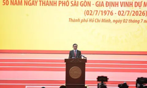 Bí thư Trần Lưu Quang: Lịch sử trao cho TP.HCM vinh dự lớn lao cùng những trách nhiệm nặng nề