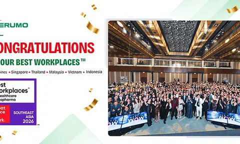 Terumo tại 6 quốc gia ở Châu Á - Thái Bình Dương chính thức được Great Place To Work® công nhận đạt chứng nhận Best Workplaces™