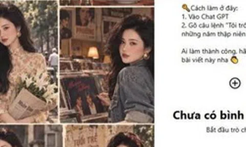 Đu trend AI tạo ảnh “thập niên 80", coi chừng trao cả dữ liệu khuôn mặt