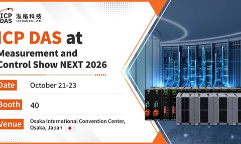 ICP DAS sẽ giới thiệu các giải pháp truyền thông công nghiệp và I/O đáng tin cậy tại Measurement and Control Show NEXT 2026