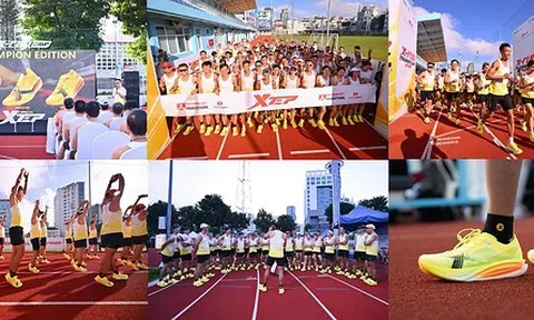 XTEP khởi động X-Run Training Camp cùng màn ra mắt dòng giày mới 160X 8-series