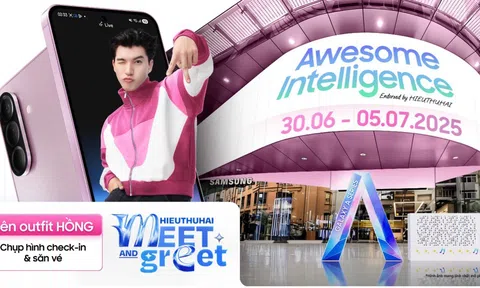 Samsung giới thiệu Galaxy A56 5G màu Hồng mới, bắt tay HIEUTHUHAI mở chuỗi sự kiện mùa hè bùng nổ