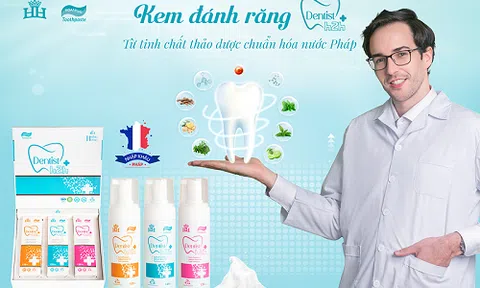 Kem đánh răng tạo bọt Dentist H2H tiêu diệt vi khuẩn gây sâu răng