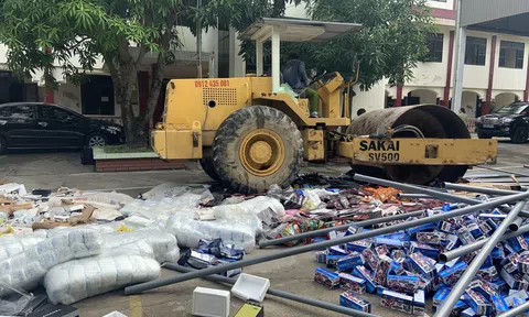 Tiêu hủy lô hàng cấm, hàng nhập lậu trị giá gần 1,5 tỷ đồng