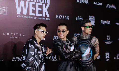 Rapper Wowy, Suboi và Karik "tung hoành" thảm đỏ AVIFW 2020 với gu thời trang chất lừ