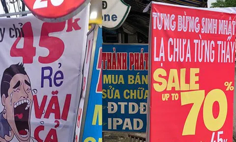 Phát hoảng với biển quảng cáo chứa ngôn từ tục tĩu tại TP.HCM
