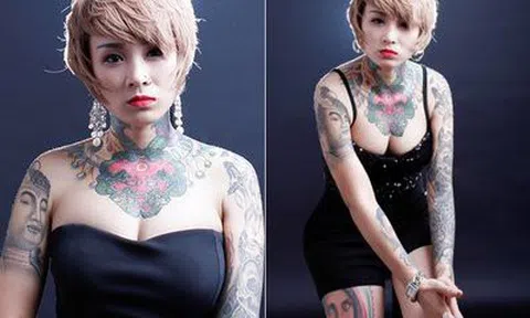 Chân dung "hot girl xăm trổ" Đào Chile khiến vợ chồng "giang hồ mạng" Phú Lê rơi vòng lao lý